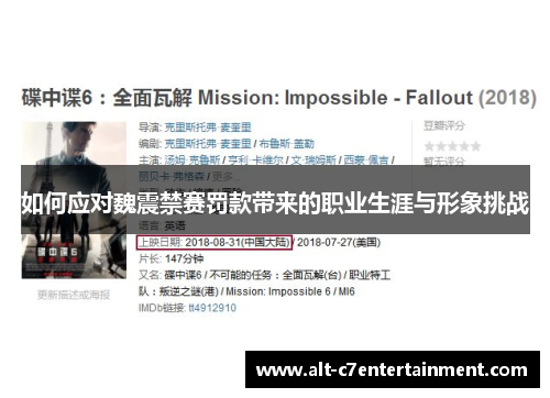 如何应对魏震禁赛罚款带来的职业生涯与形象挑战