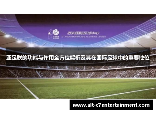 亚足联的功能与作用全方位解析及其在国际足球中的重要地位