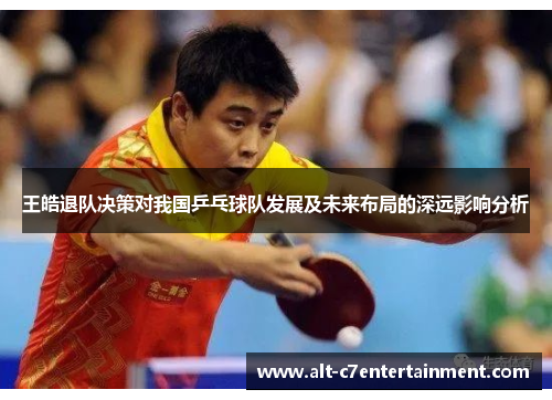 王皓退队决策对我国乒乓球队发展及未来布局的深远影响分析